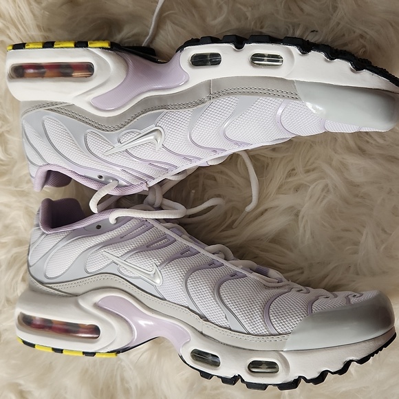 Nike Air Max Plus White Platinum Purple Sneakers Womens UK 6/ EU40/ US 8.5 - Picture 10 of 17